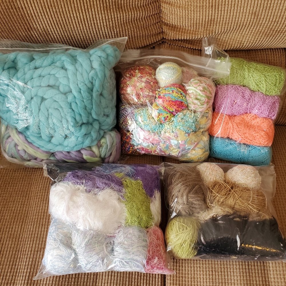 Lot of Assorted Yarns